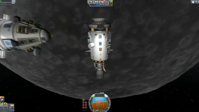 KSP - экспедиция на Mun и обратно смотреть онлайн