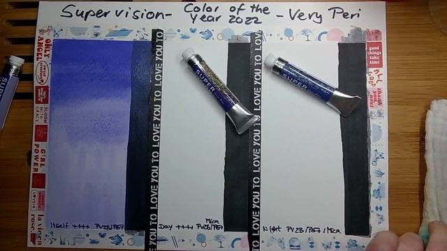 Supervision Limited Edition - Color Of The Year 2022 - Very Peri (watercolor/Aquarelle) E