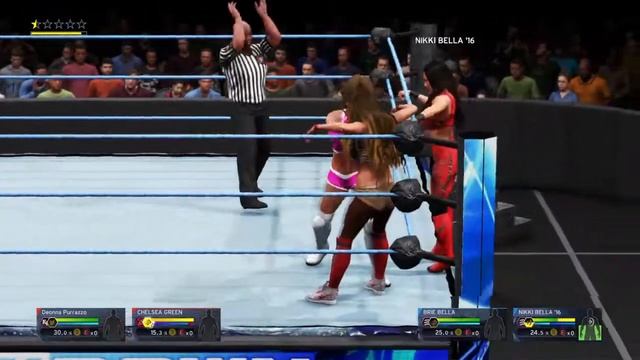 WWE 2k20 The Bella Twins vs VXT смотреть онлайн