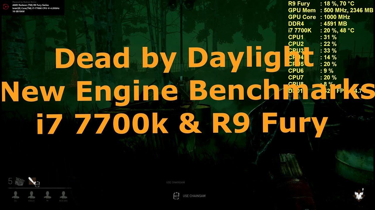 Dead by Daylight | New Engine Quality & Res Scaling Benchmarks | i7 7700k R9 Fury 4Gb | UltraHD60 смотреть онлайн