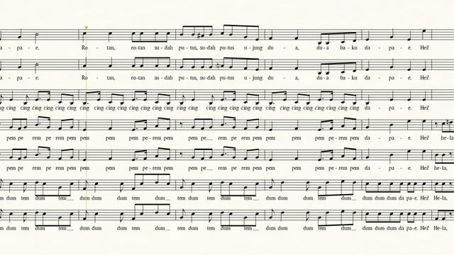 Hela Rotan - Tenore 1 - Original tempo (piano) by ACM coro смотреть онлайн