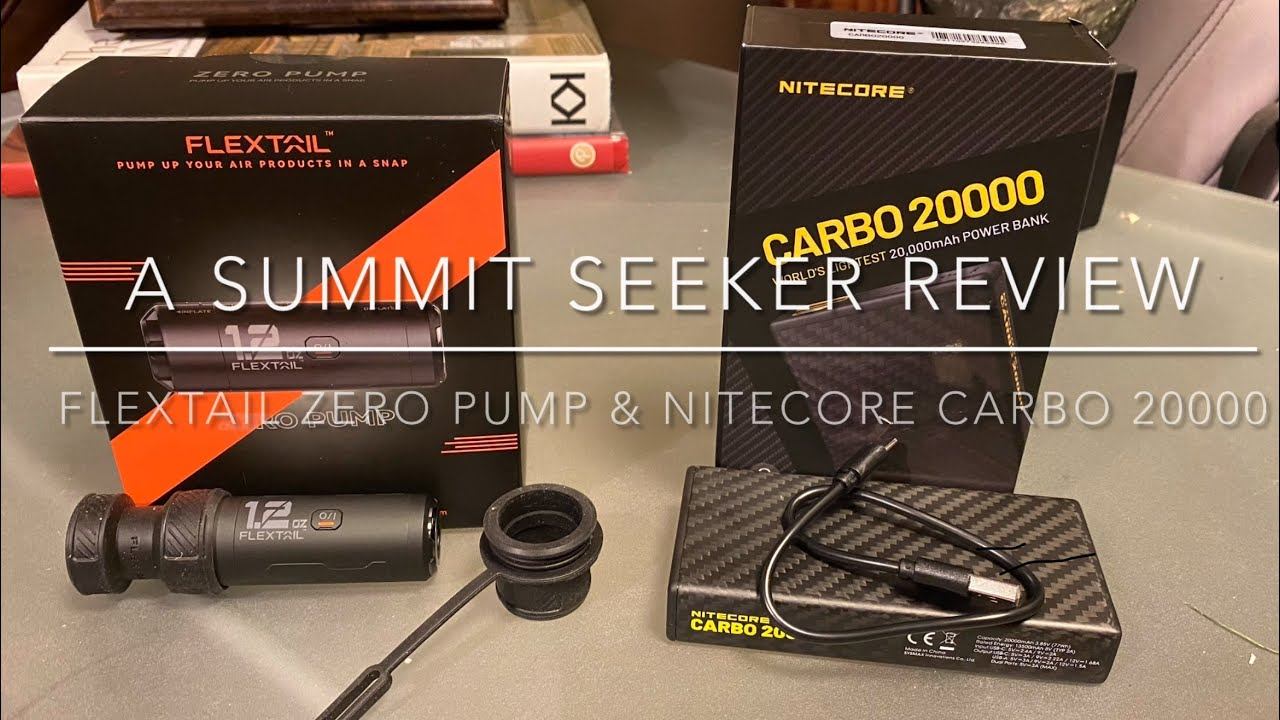 Flextail Zero Pump & Nitecore Carbo 20000 смотреть онлайн