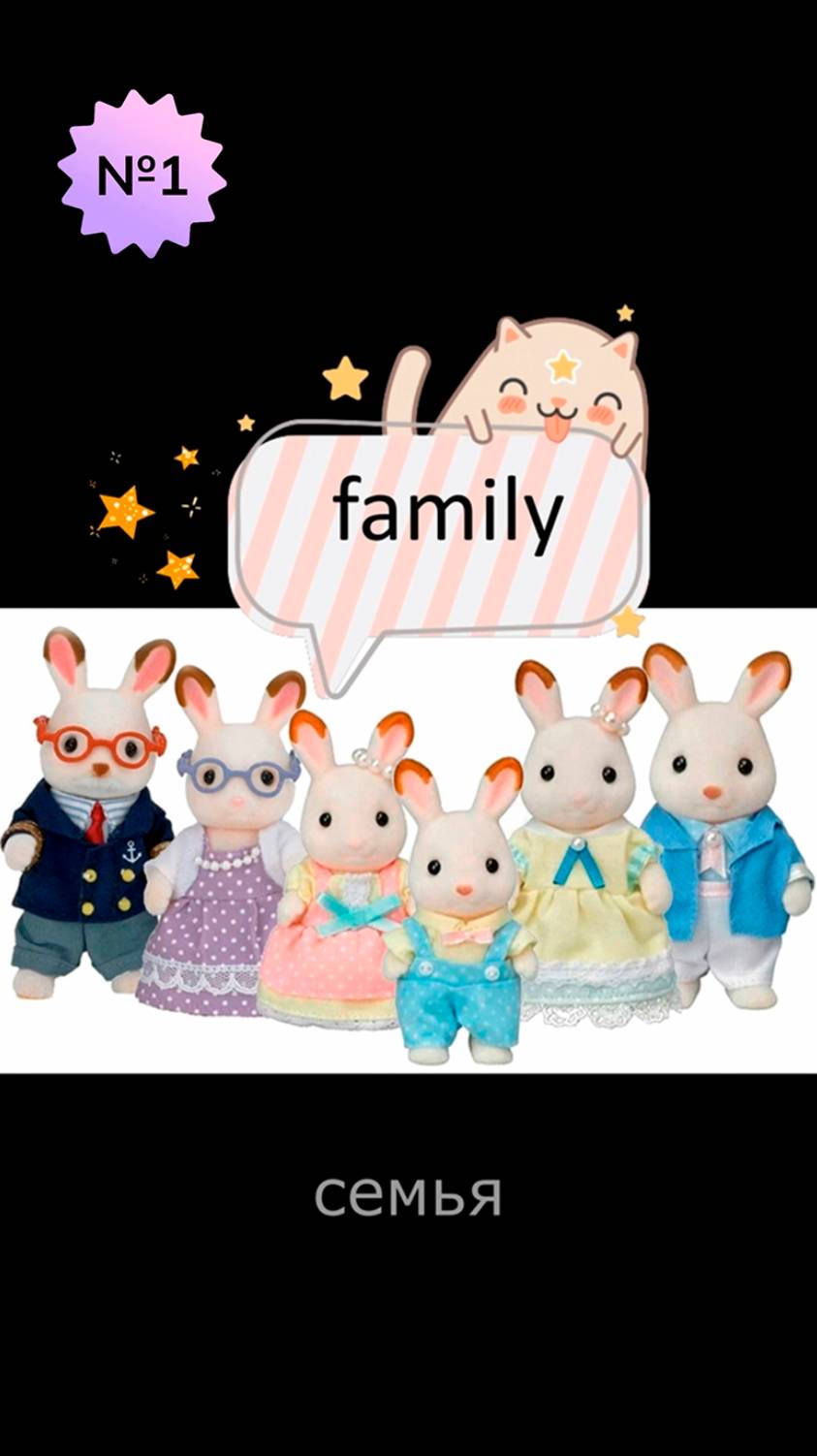 Английский язык. Cильваниан фэмилиз. Семья