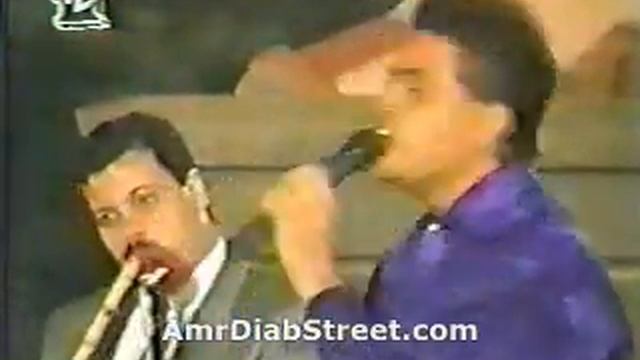 Amr Diab chtaura lebanon Concert 1990 We Eh Ya3ni смотреть онлайн