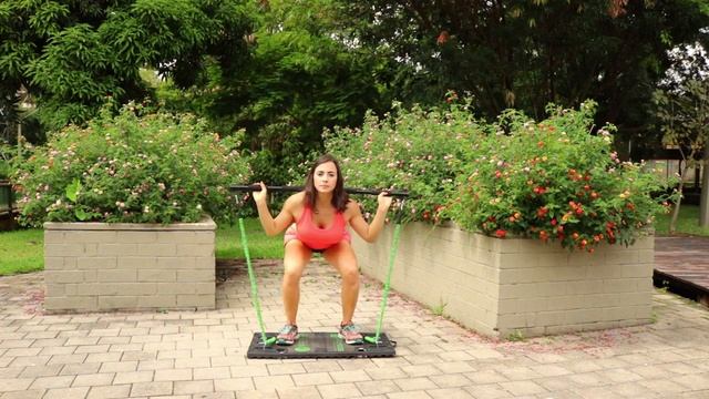 Присяд стойка со штангой Ж смотреть онлайн