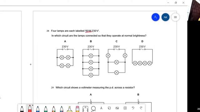 Electric Circuit MCQ Numerical problem IGCSE Physics смотреть онлайн