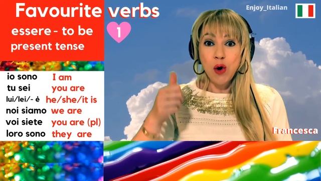 Learn Italian Verbs in 1 Minute, Essere - To be смотреть онлайн