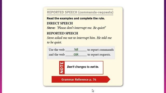 Reported Speech Questions,commands And Requests