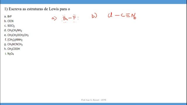 Exercícios Resolvidos - Como desenhar estruturas de Lewis смотреть онлайн