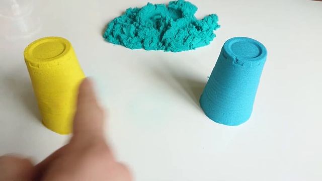 Кинетический Цветной песок раздавливаем песок, Kinetic Sand смотреть онлайн
