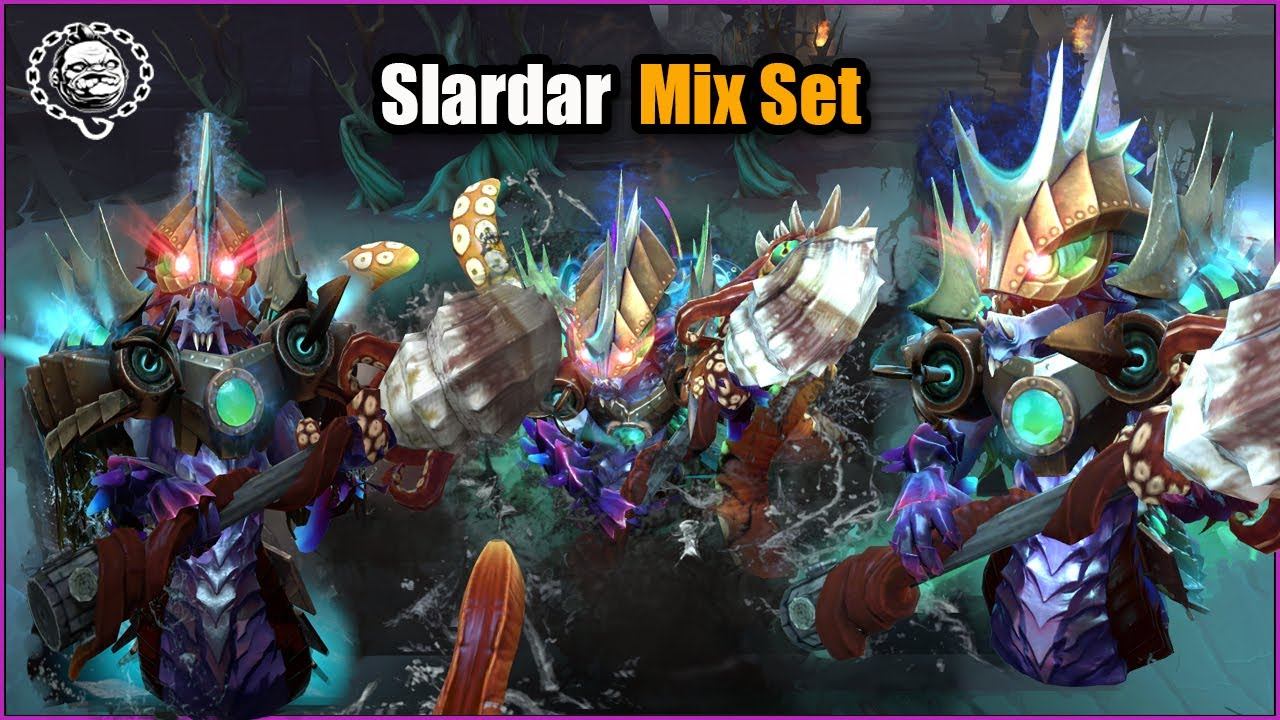 Slardar Immortal Mix Set Fin of the First Spear + Grasping Bludgeon + Crimson First of the Flood смотреть онлайн