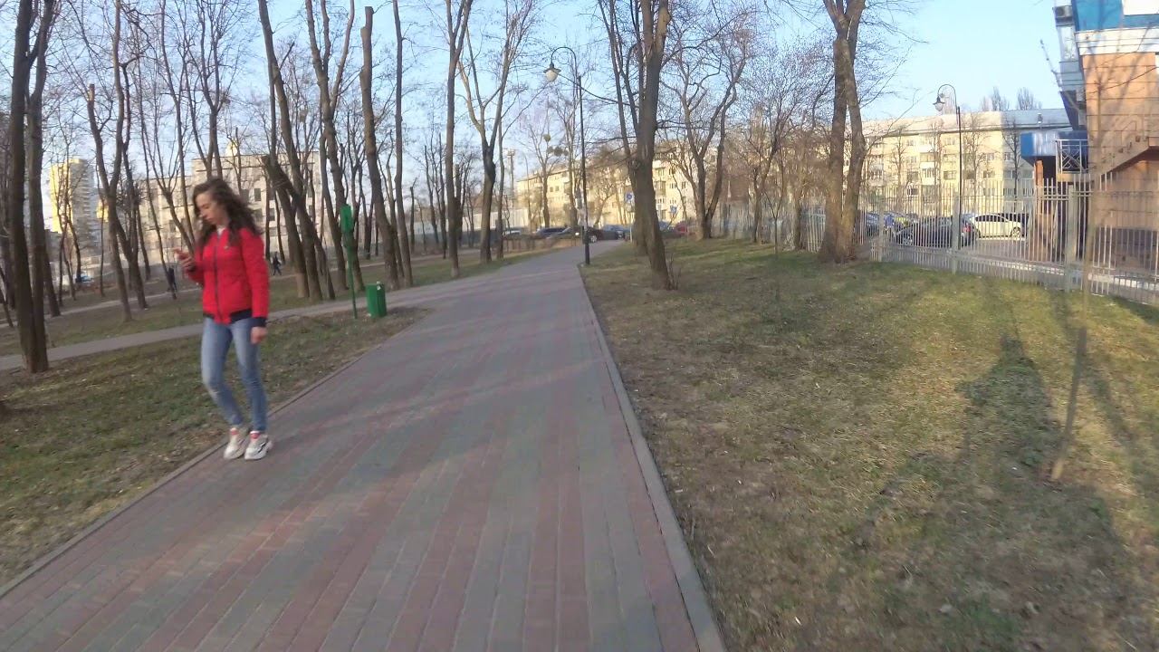 2019-04-06 17:43 Kyiv BIke Ride Nyvky Park Київ парк Нивки велосипед Киев Kiev Ukraine cycling 4K смотреть онлайн