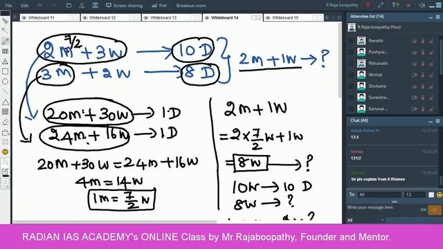 TIME-and-WORK-RAJABOOPATHY-RADIAN-IAS-ACADEMY-PART-02 смотреть онлайн