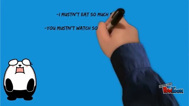 Must/mustn't