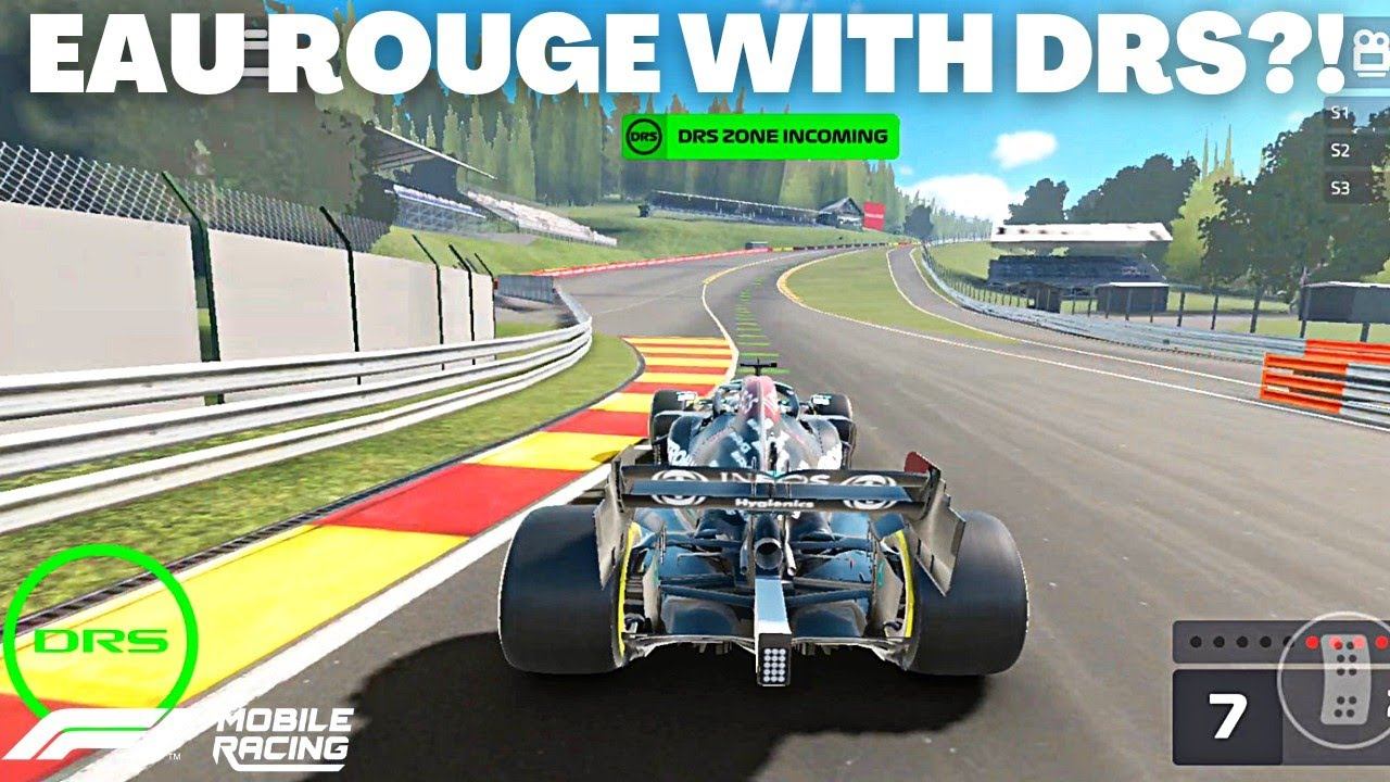 Taking Eau Rouge Flat-out With DRS On?! | F1 Mobile Racing 2021 смотреть онлайн