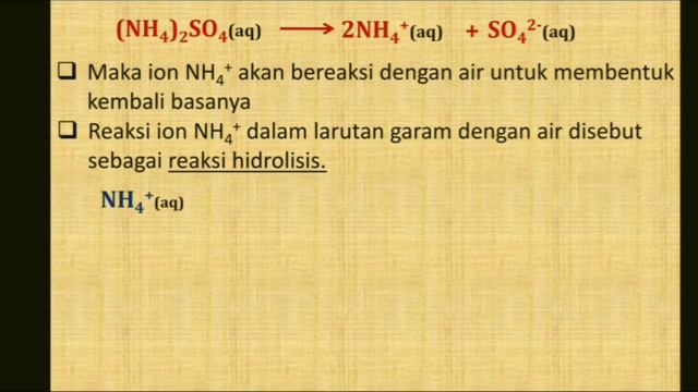 Kimia XI#KESETIMBANGAN ION DALAM LARUTAN GARAM #HIDROLISIS GARAM смотреть онлайн