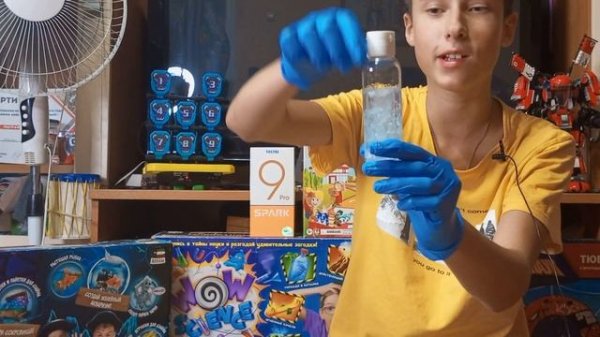 Коллоидный лес. Отып из набора Научно Нескучно