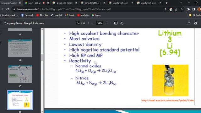 PERIODIC TABLE: ALKALI AND ALKALI EARTH METALS (GR 1 & GR 2) смотреть онлайн