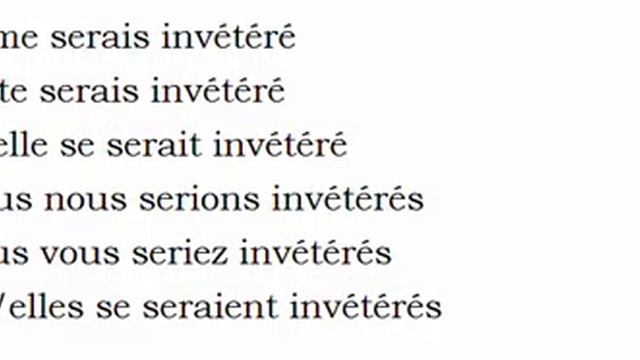 Изучение французского языка = Спряжение глаголов = Invétérer смотреть онлайн