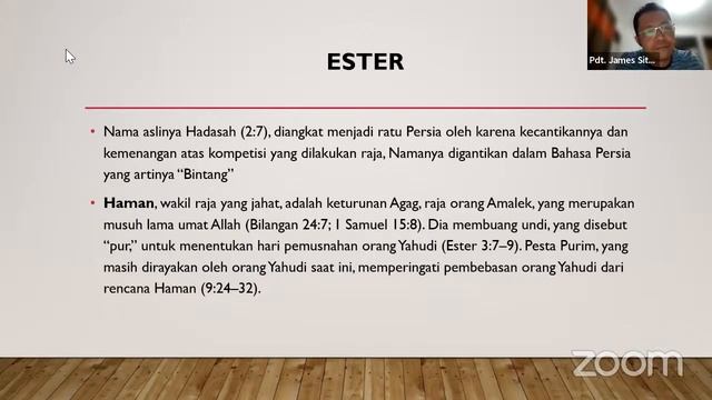 Bible Reading | Ester | Pdt. James Situmorang смотреть онлайн