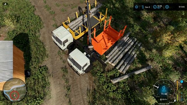 Farming Simulator 22 I НОВОЕ ПРОИЗВОДСТВО за 130 000$ I КамАЗ лесовоз I#07 #fs22 #фс22 смотреть онлайн