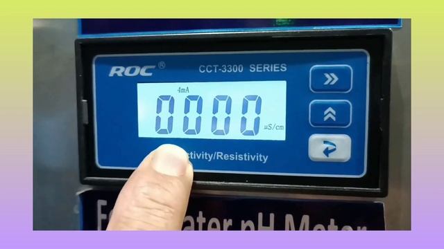 How to set parameters in Conductivity Meter. ROC -CCT-3300 Series, How to Calibrate, смотреть онлайн