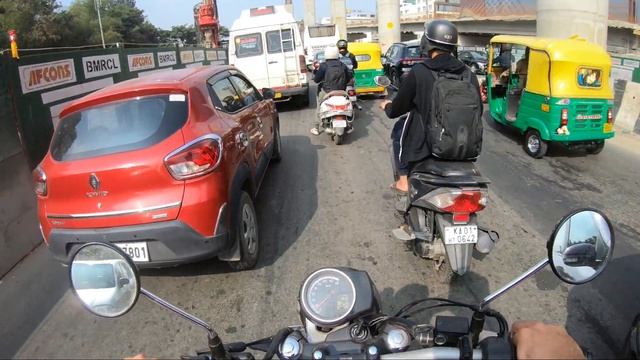 На мотоцикле по Бангалору, Индия | Bike Ride In Bangalore, India