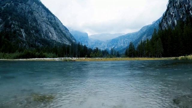 Rain in the mountains. Ambient Noise For Sleep & Meditation смотреть онлайн