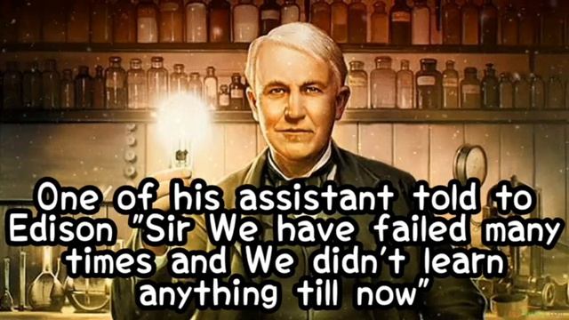 Are You Facing Failures? | Overcome Your Failures by Using Thomas Edison's Method Whatsapp Status смотреть онлайн