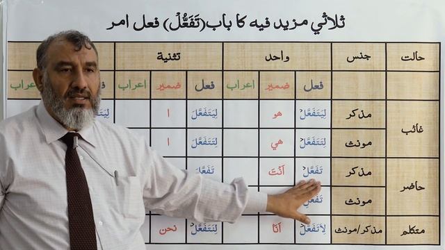 Lecture - 29-E: Thalaasi Mazeed Feehi, Baab Tafa'uul - Fail Amr Banane ka Tareeqah (URDU) смотреть онлайн