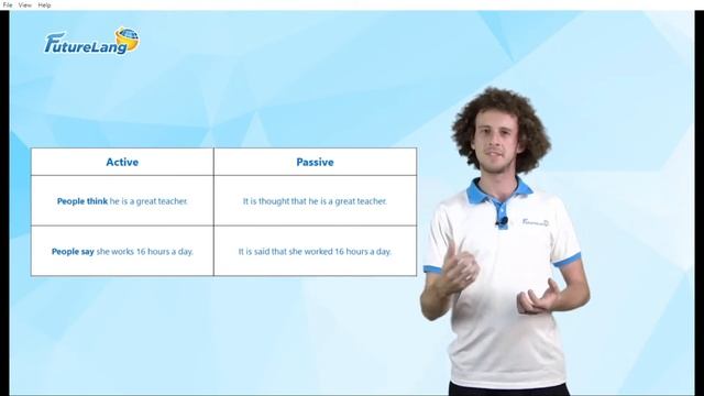 Passive Voice Impersonal Passive