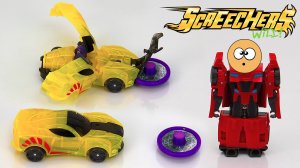 Новый Дикий Скричер SparkBug - распаковка роботов Скричеров. Трансформеры для детей.