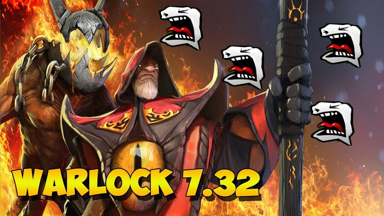 Варлок и дружная тима (нет) Warlock 7.32 || Dota 2 смотреть онлайн