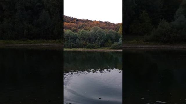 ОСЕННИЕ ПЕЙЗАЖИ, РЕКА, НЕБО, ЛЕС И ГОРЫ смотреть онлайн