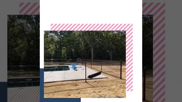 New Black Vinyl Chain Link Pool Security Fence in Whitehall, MI смотреть онлайн