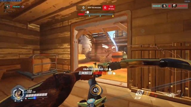 Unlucky Tracer Player vs Khry Widow - cd34 High SR Overwatch Gameplay смотреть онлайн