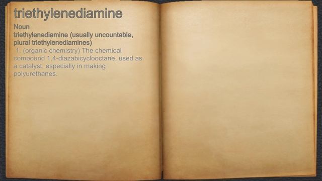 What does triethylenediamine mean? смотреть онлайн