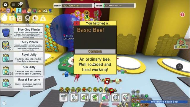 потратил 1 ТРИЛЛИОН меда в Bee Swarm Simulator