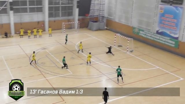 XII Чемпионат ЮСМФЛ. Вторая лига. Альянс - Хемчик. 3:5. Обзор голов смотреть онлайн