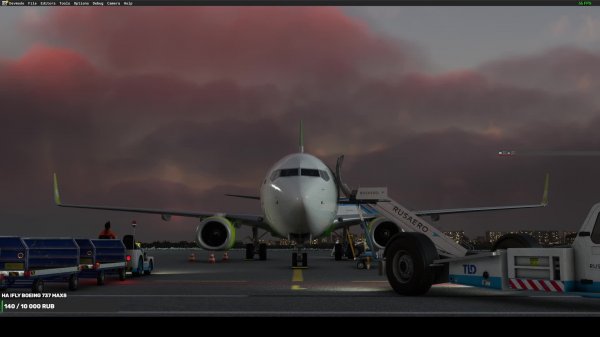 MSFS 2020 PMDG 737-800, SBI005 Vatsim, Omsk(UNOO) - Tomsk(UNTT)