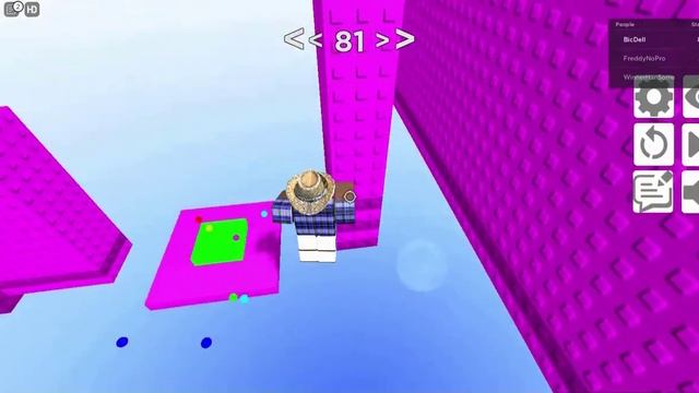 Nicho's Wall Hop Difficulty Chart Obby 4 (1 - 136) | ROBLOX Obby смотреть онлайн