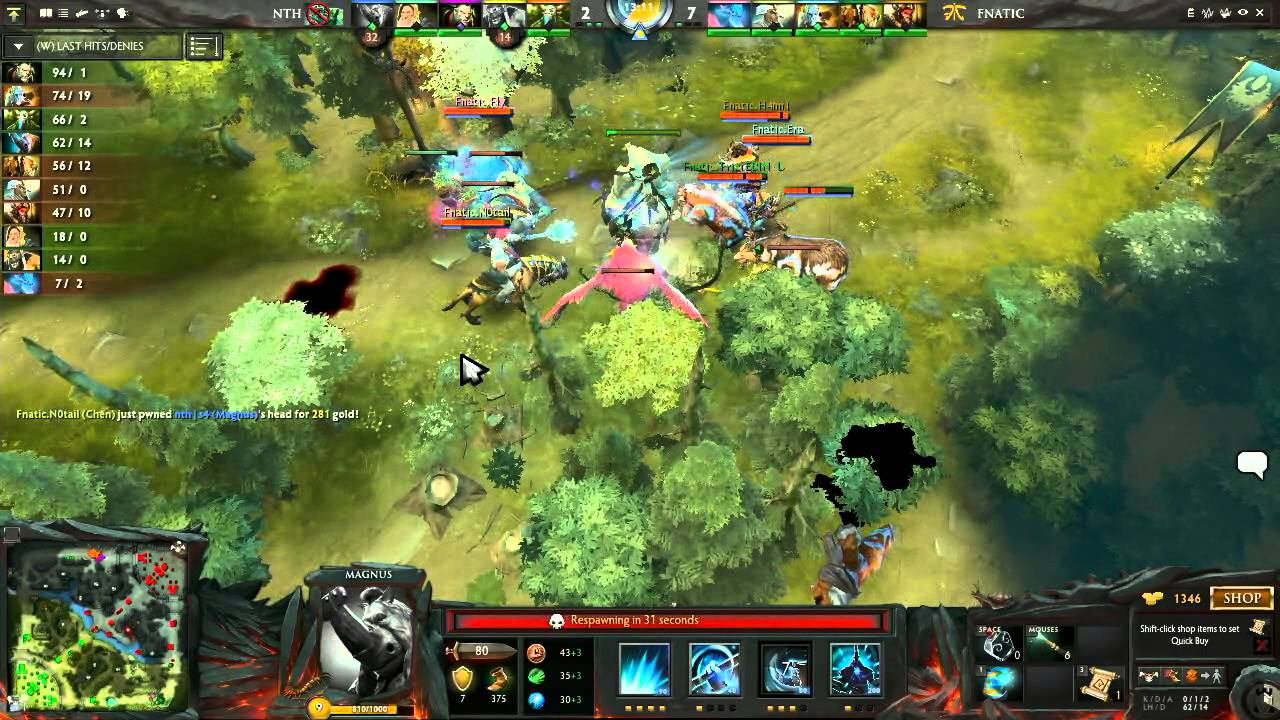 DOTA 2 SLTV S5 FINAL NTH vs Fnatic Game 3 смотреть онлайн