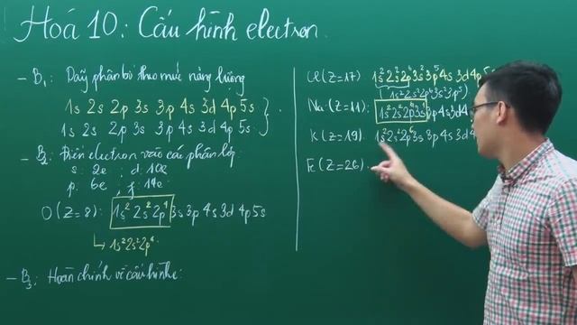 Cách viết cấu hình electron nguyên tử - Hóa Lớp 10 – Thầy Phạm Thanh Tùng смотреть онлайн