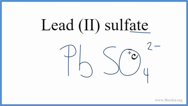 How to Write the Formula for Lead (II) sulfate смотреть онлайн