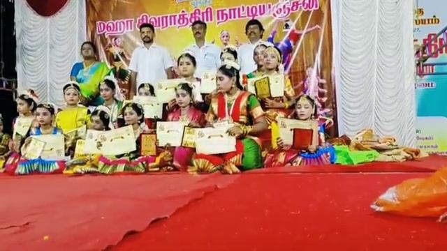 💥மகா சிவராத்திரி நாட்டியஞ்சலி என் அண்ணன் மகள் கலந்துகொண்டு சான்றிதழ் பெற்று வந்தாள் смотреть онлайн