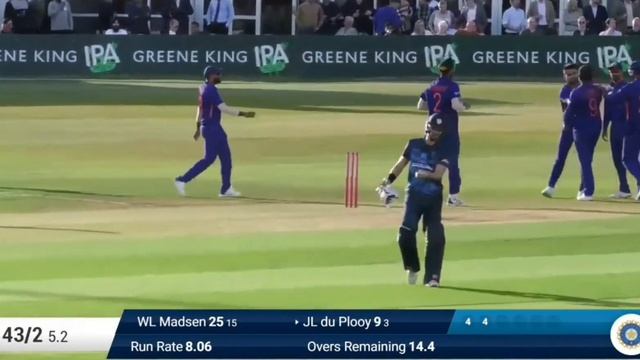 Outstanding ball by Urman Malik 🔥 🔥 || India vs Derbyshire Falcons match смотреть онлайн
