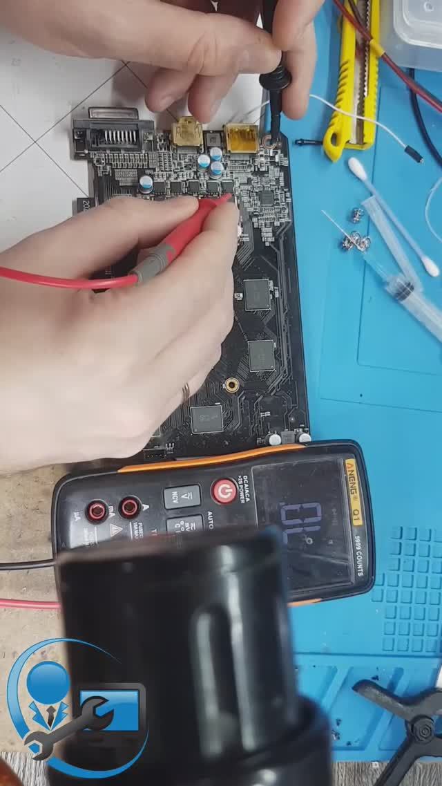 Видеокарта RX 560 не включается, ремонт смотреть онлайн