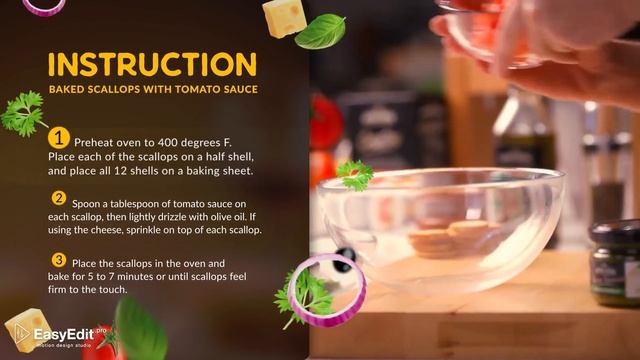 Cooking Design Pack Antipasti | After Effects template смотреть онлайн