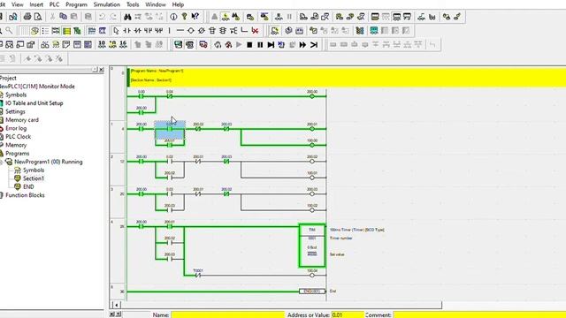 SYSTEM C 1 CX Programmer NewPLC1 NewProgram1 Section1 Diagram 2021 05 28 13 51 19 смотреть онлайн