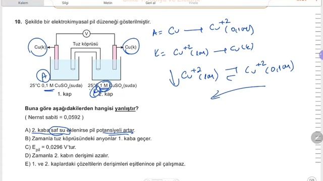 2019-2020 MEB YENİ NESİL ÇALIŞMA SORULARI 12. SINIF 1. ÜNİTE ELEKTROKİMYA SORU ÇÖZÜMLERİ смотреть онлайн